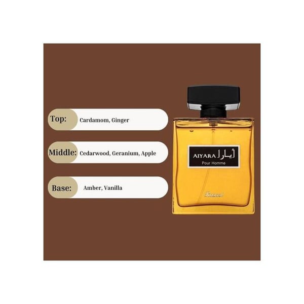 Eau de Parfum - Rasasi - Aiyara - 100ML - Man - Lång varaktighet
