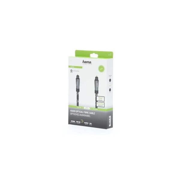 Optisk fiberljudkabel - HAMA - ODT (Toslink) - 3,0 m