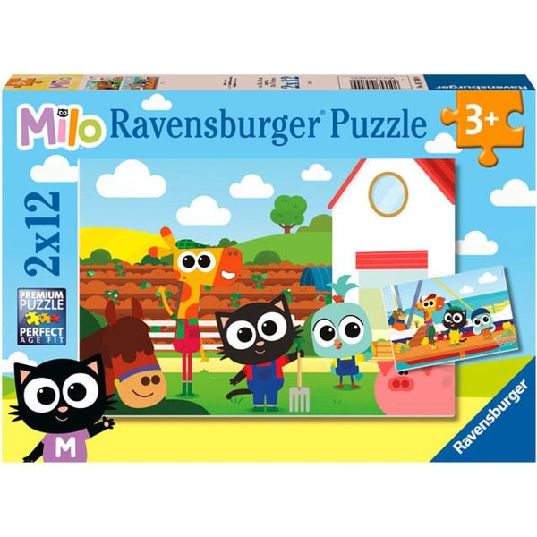 Sortiment av 2x12 pusselbitar - Ravensburger - För barn