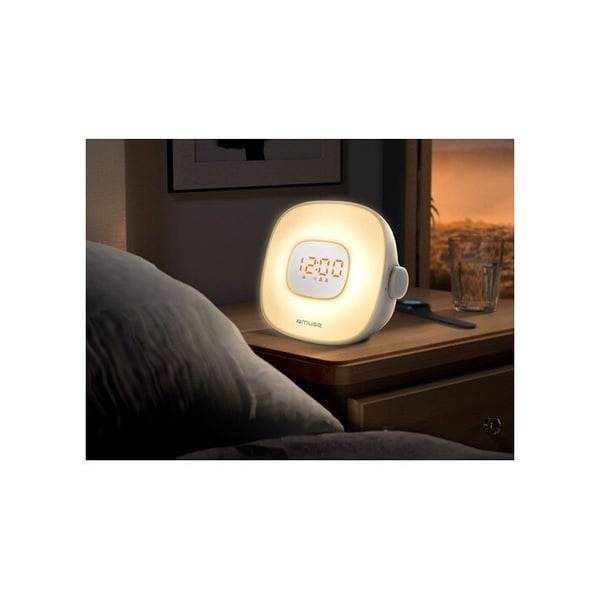 Radioväckarklocka - MUSE - ML-198 CR - Vit - Inbyggd högtalare - FM-tuner 20 stationer