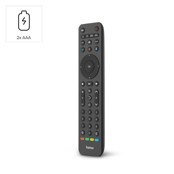 Universell Fjärrkontroll - Hama - 00221055 - 8 Enheter - Lärande Funktion - Streamingknapp