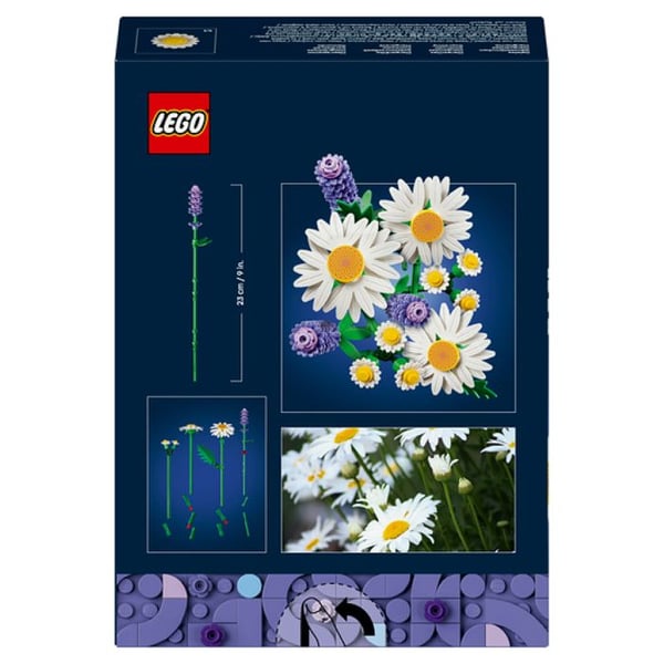 LEGO Botanicals 11508 Margueriter - Konstgjord Bukett Set från 9 år - Färgglada Blommor