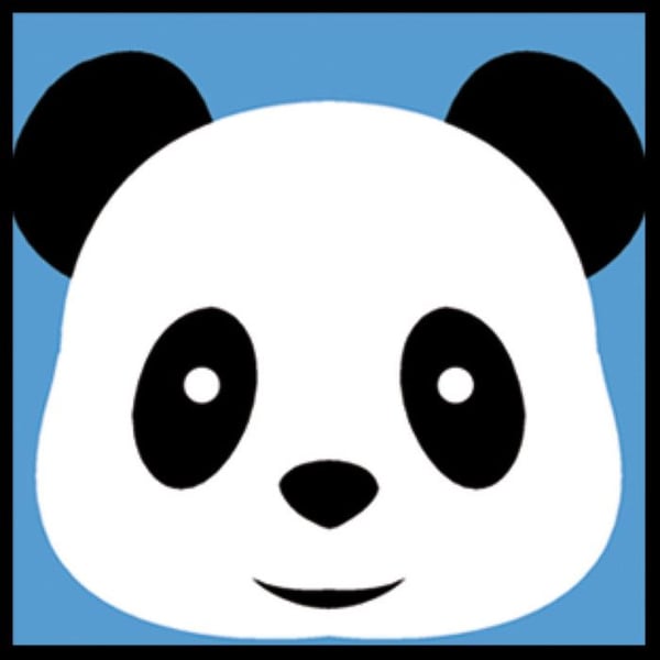 Kit kanvas sudan barn Panda