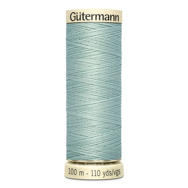 Lot om 5 spolar 100m Tråd 100% polyester Gutermann Ref 788988 - Att 297 - jade dimma
