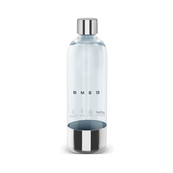Sodavandsflaske - SMEG - SKSB01 - 1 L - Plast Tritan Renew - Kompatibel med SKC01