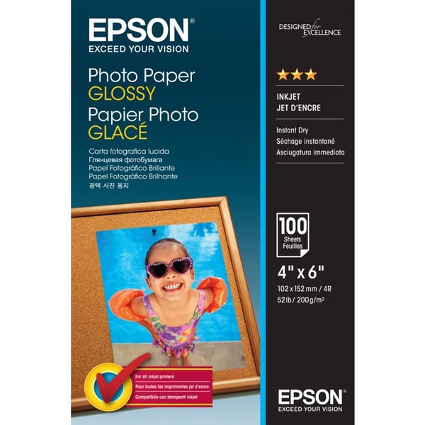 EPSON glossy fotopapir - 102 x 152 mm - 200 g/m² - 500 ark