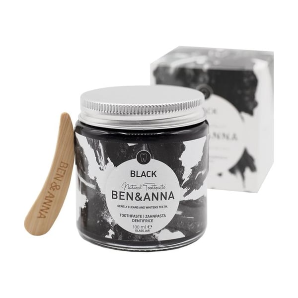 Tandkräm - BEN & ANNA - Svart - 100g - Vegansk - Aktivt kol - Naturlig vithet