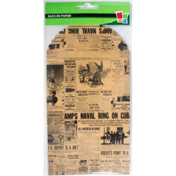 Pochettes - GRAINE CRÉATIVE - Journal - 23.5 x 13 cm - Brun - Mixte