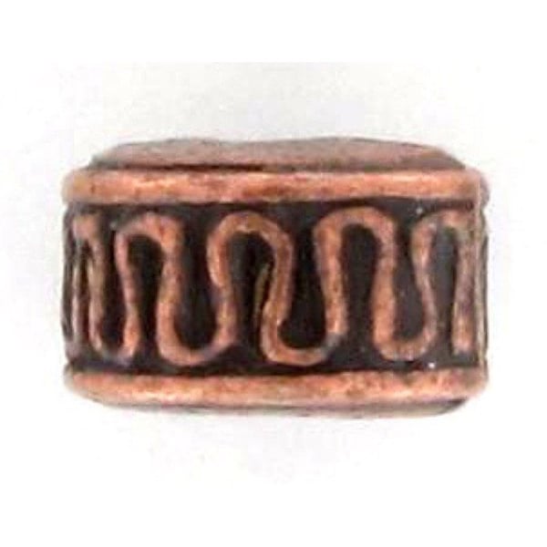 MégaCréa - Rund metallpärla Ø 8 mm Kopparfärgad (10-pack)