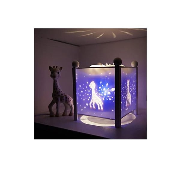 Magisk natlampe Sophie la Girafe - TROUSSELIER - Træ - Blå - Fra 3 år