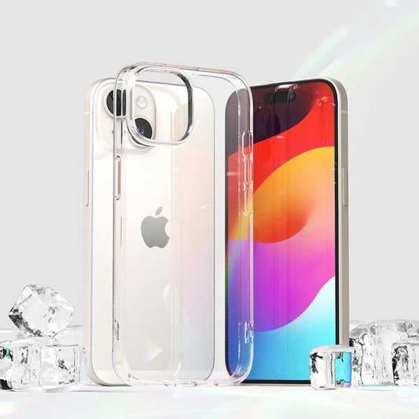 Coque - RINGKE - Air - iPhone 15 - Transparent - Stötskydd - Lätthet