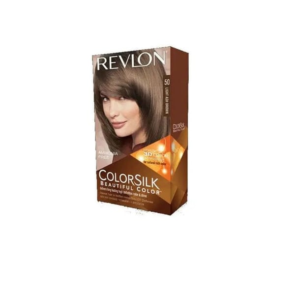 Permanent Färgning - Revlon - N°50 - Ljus Askbrun - Utan Ammoniak - 59,1 ml