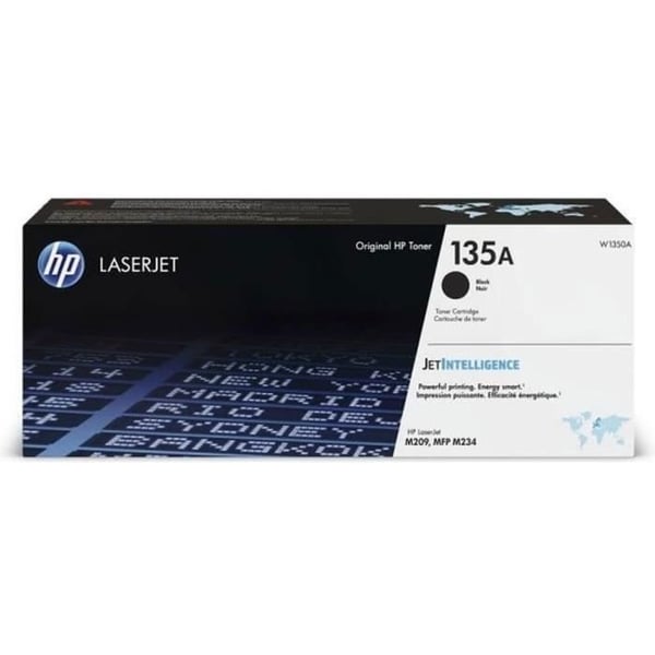 TONER 135A (W1350A) svart - äkta patron för skrivare i HP LaserJet M209 / MFP M234 serie