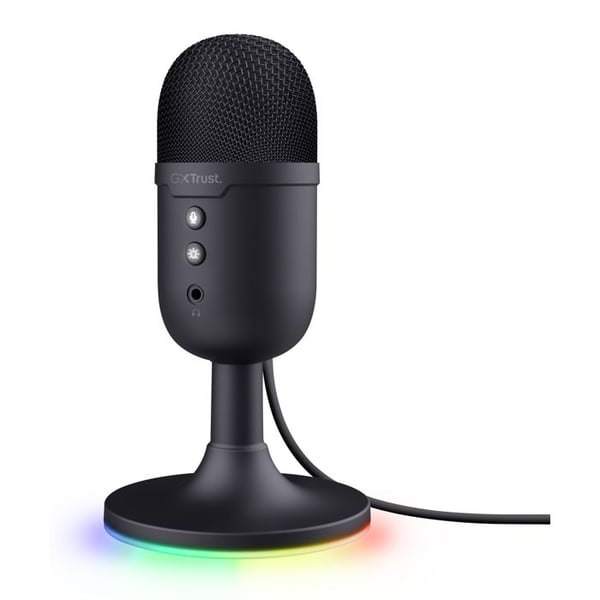 Mikrofon USB - TRUST - GXT234 Yunix - Svart - Streaming - Podcasting