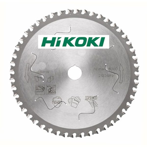 Klinge til geringssav - HITACHI - 752470 - 255mm x 30mm - 80 tænder - Aluminium
