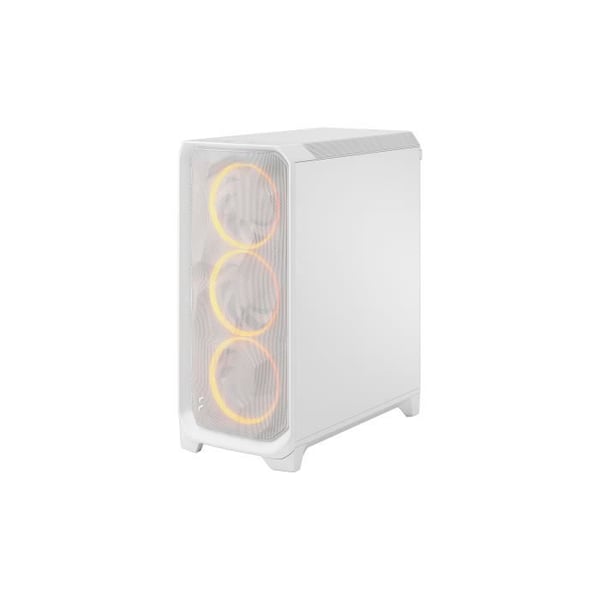 PC-chassi - FRACTAL DESIGN - Meshify 3 RGB - E-ATX (277 mm) - 3 fläktar - USB Type C 20 Gbps - Vit