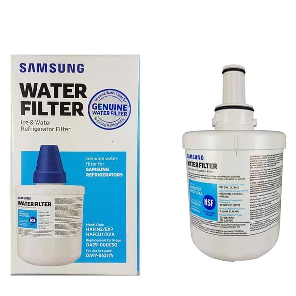 Vattenfilter till Samsung amerikanskt kylskåp - PU-4JYC-6WCQ - Vit - 2 års garanti
