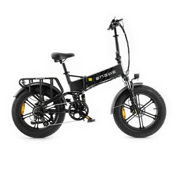 ENGWE Engine Pro 2.0 Fällbar Elcykel – Fatbike – 20 Tum – Motor 250W – 8 Växlar – Räckvidd 110 km – Svart