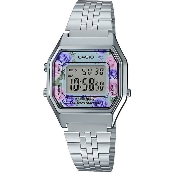 Klocka - CASIO - VINTAGE 2FUZLA-680WA-2C - Kvarts - Rostfritt stål - Analog