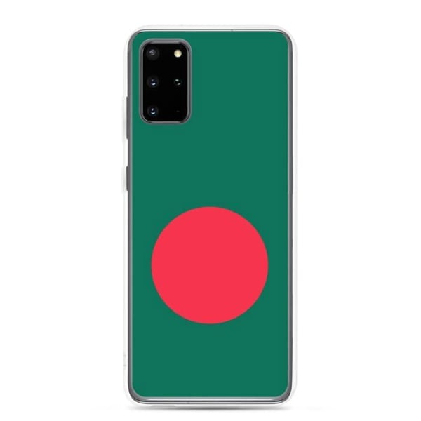 Mobilskal – Bangladeshs flagga – Kompatibel med Samsung Galaxy S20 Ultra – Mjuk etui – Slitstark och stötsäker – Pixelforma