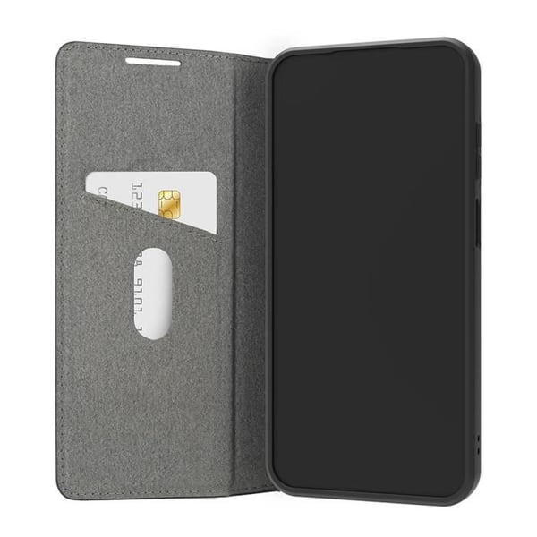 Foliofodral till Samsung Galaxy A25 - DBRAMANTE1928 - Svart - Veganskt läder - Stativfunktion