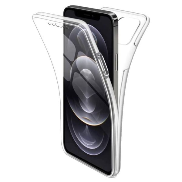 Heltäckande 360 - Apple - iPhone 15 Pro - Transparent - Semihård - Mycket tunn och hållbar