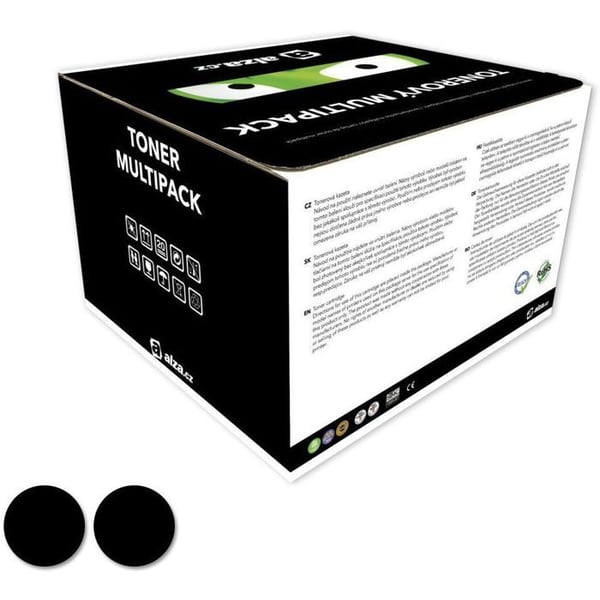 Alternativ toner - ALZA - 106R03048 - Paket med 2 - Svart - Kompatibel med Xerox Phaser 3020, WC3025