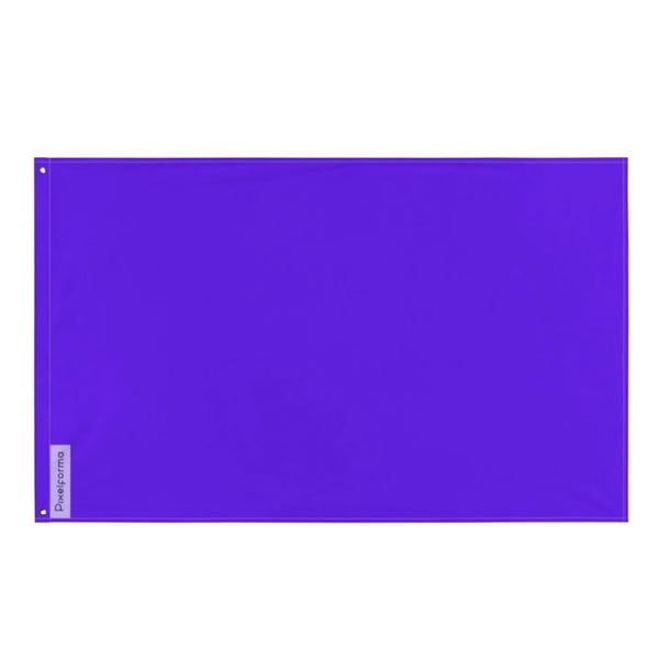 Mörklila Flagga – 64 x 96 cm – Hållbar Polyester – 2 Metal Ögla – Inomhus / Utomhus – Pixelforma