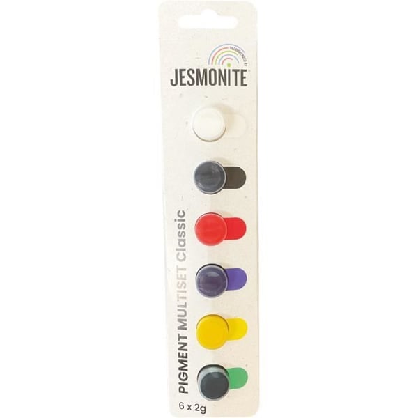 Kreativ Harssats - 6 Pigment - Intensiva Färger - För Vuxna - Blandad