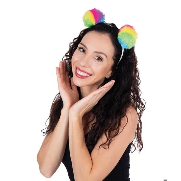 Huvudband öron pomponer - PTIT CLOWN - Multicolor - Vuxen - Unisex
