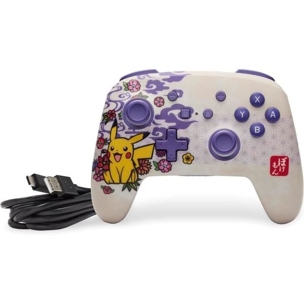 Trådløs controller - POWER A - Nintendo Switch - Pikachu Blossom