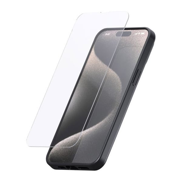 Skyddsglas - SP Connect - iPhone 15 Pro Max/15 Plus - Tempererat glas - Rep-resistant - 0,5 mm