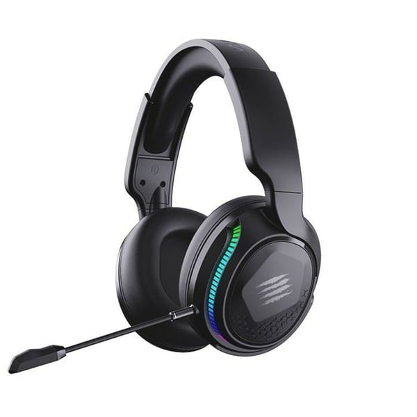 Hörlurar med Mikrofon - Mad Catz - P.I.L.O.T. Pro - Svart RGB - Bluetooth - Bakgrundsbelyst