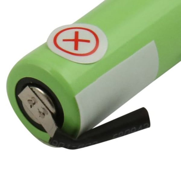 NiMH-batteri - AVIZAR - 1008 - 2500mAh - Kompatibel med Braun rakapparat och Philips borste - Grön