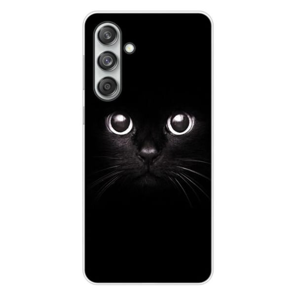Tryckt silikonfodral som är kompatibelt med Samsung Galaxy M55 5G kattögon