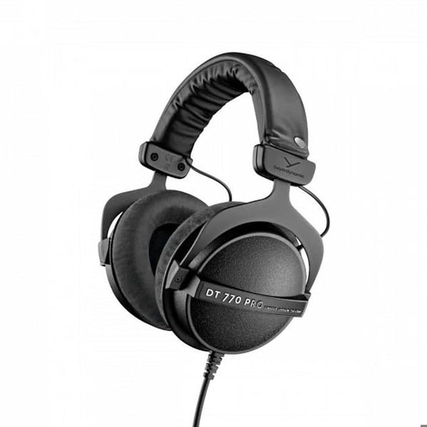 Hörlurar - Beyerdynamic - DT 770 PRO Black Edition - 80 Ohm - Circum-aural - Ljudisolering
