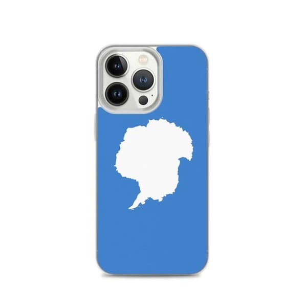 Telefonskal - PIXELFORMA - Antarktisflagga - Kompatibel med iPhone 13 Pro - Mjuk - Stötabsorberande