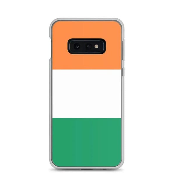 Mobilskal – Irlands flagga – Kompatibel med Samsung Galaxy S10e – Mjuk fodral – Stöt- och slitstark – Pixelforma