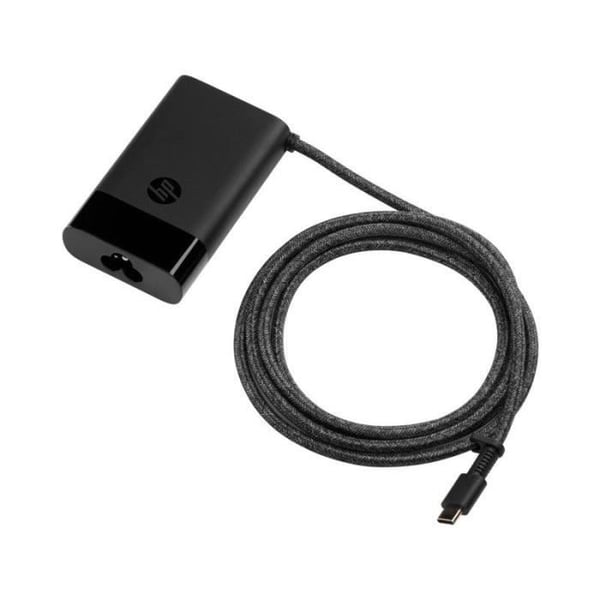 Bærbar computer oplader - HP - 671R3AA - 65W - USB-C - Adaptiv opladning
