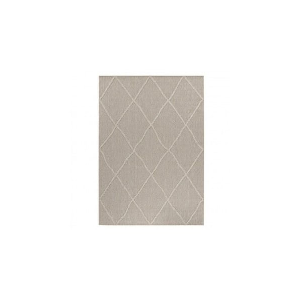 Teppe - AYYILDIZ - Bohème - Beige - 140 x 200 cm - Jutebaksida
