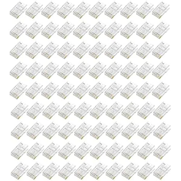 RJ45-kontakt - AISENS - A139-0657 - Cat.6 - 8 trådar - 100 stycken