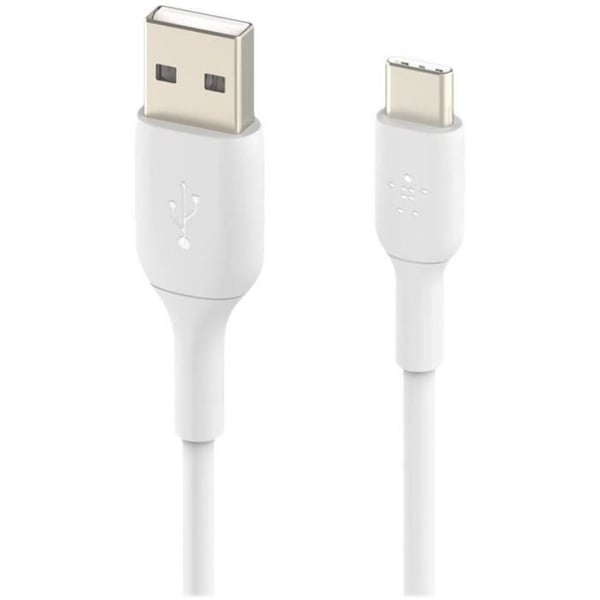 BELKIN - kabel - USB-A til USB-C Kabel 2M, Hvid