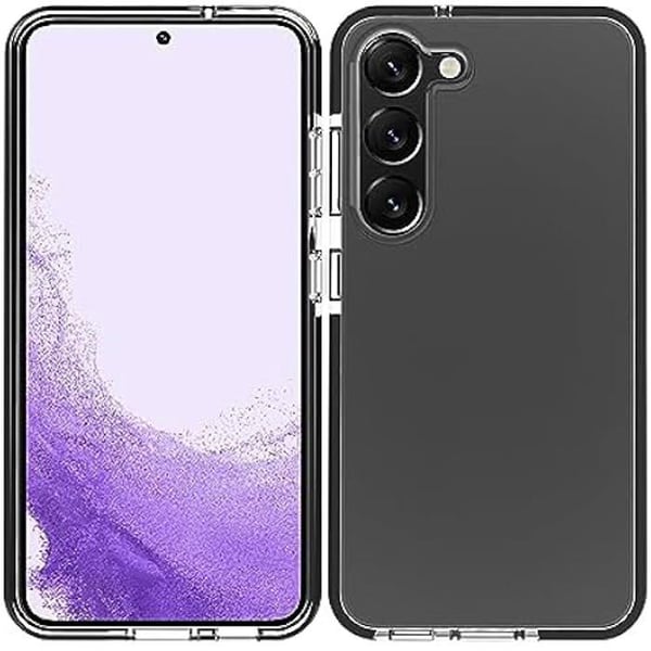 Transparent stötsäker skal - MUVIT - Samsung Galaxy S23 5G - Hållbart skydd - Ultra tunn design - Mjuk