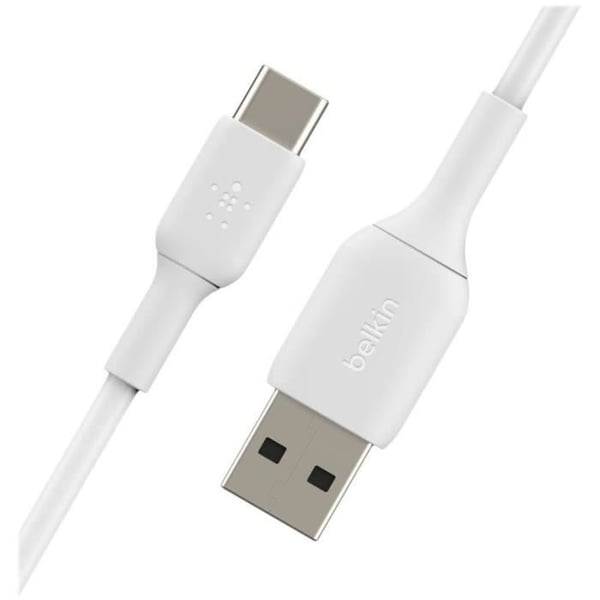 BELKIN - kabel - USB-A til USB-C Kabel 2M, Hvid