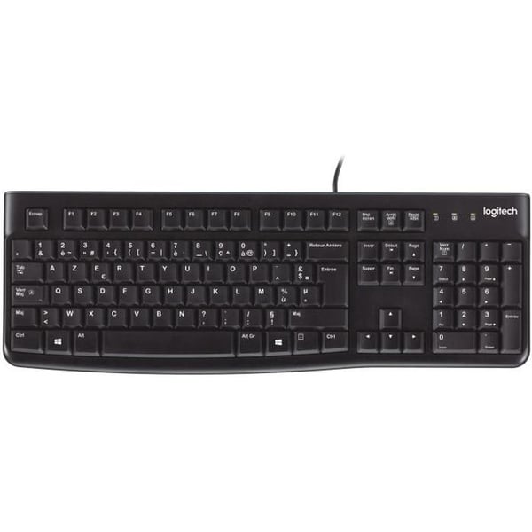 Tangentbord - Trådad - Logitech - K120 Business - AZERTY - Svart