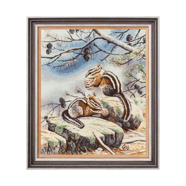 Golden Fleece korsstygnsset - Tamias 34.8x42 cm
