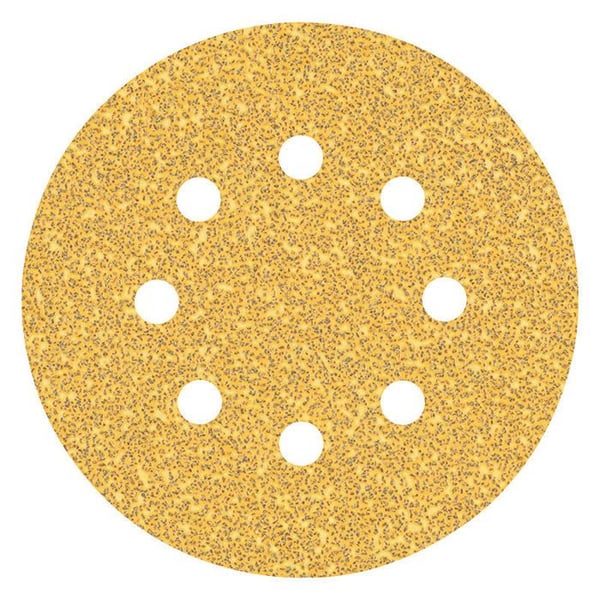 Slippapper - BOSCH - 50 papper - Ø125mm - Korn 180 - Excentrisk slipmaskin 8T