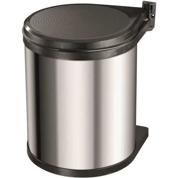 Hailo Compact-Box papperskorg storlek M 15 L rostfritt stål 3555-101 415439