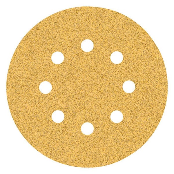 Slippapper - BOSCH - 50 papper - Ø125mm - Korn 180 - Excentrisk slipmaskin 8T