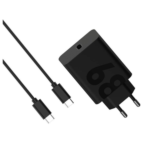 Motorola USB-lader 68 W 1x USB-C® Power Delivery 3.0, Power Delivery sort GaN, hurtigoplader